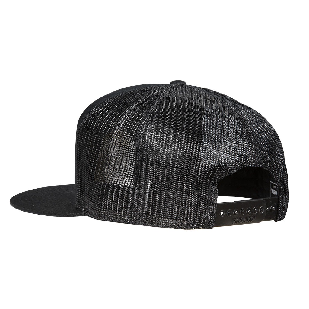 Gunwerks Black Hat with Gray Leather Patch