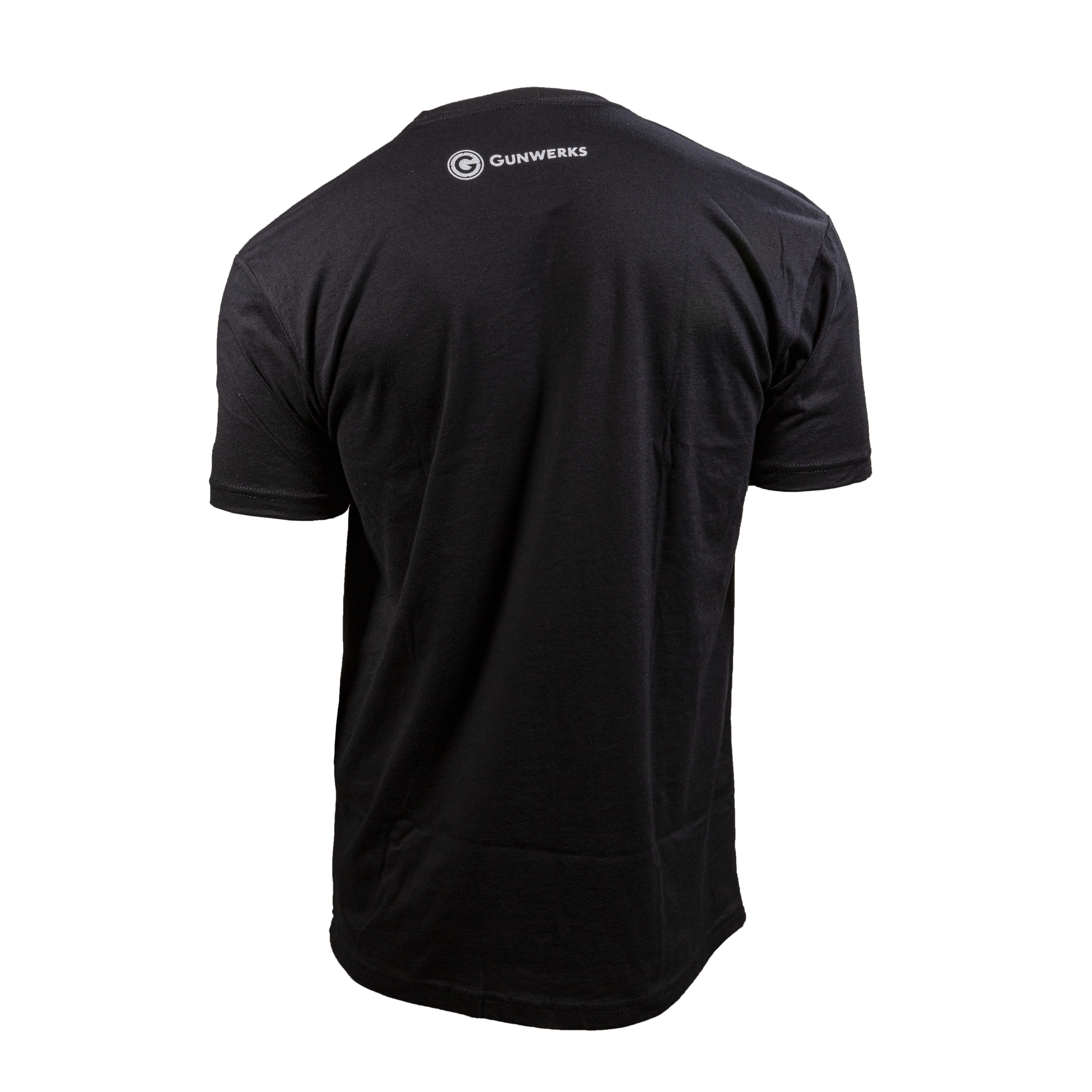 Gunwerks Hiking Man T-Shirt in Black
