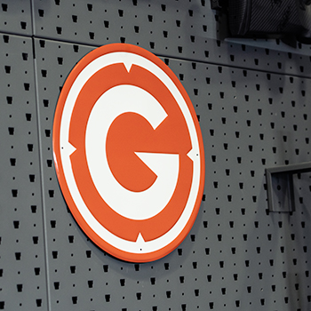 Gunwerks "G" 14" Aluminum Sign