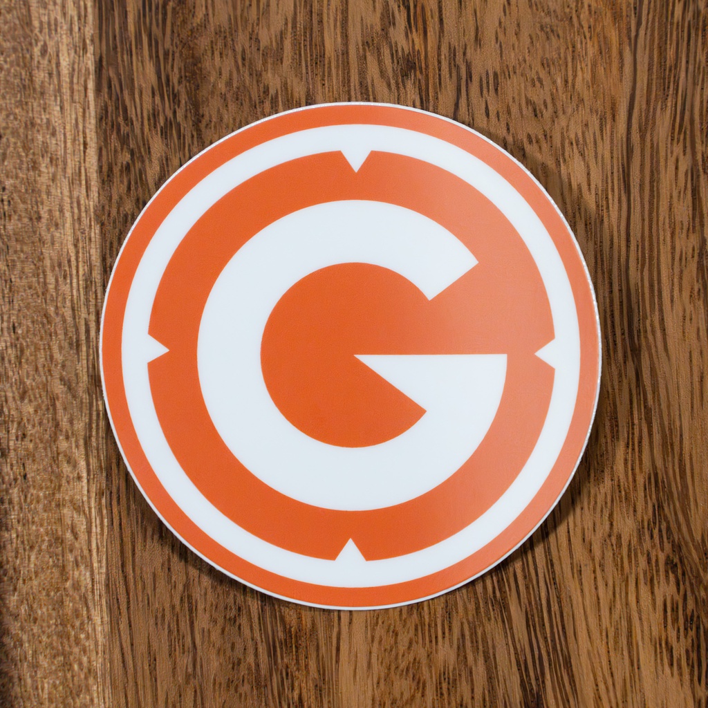 Gunwerks 3&quot; Orange Logo Sticker