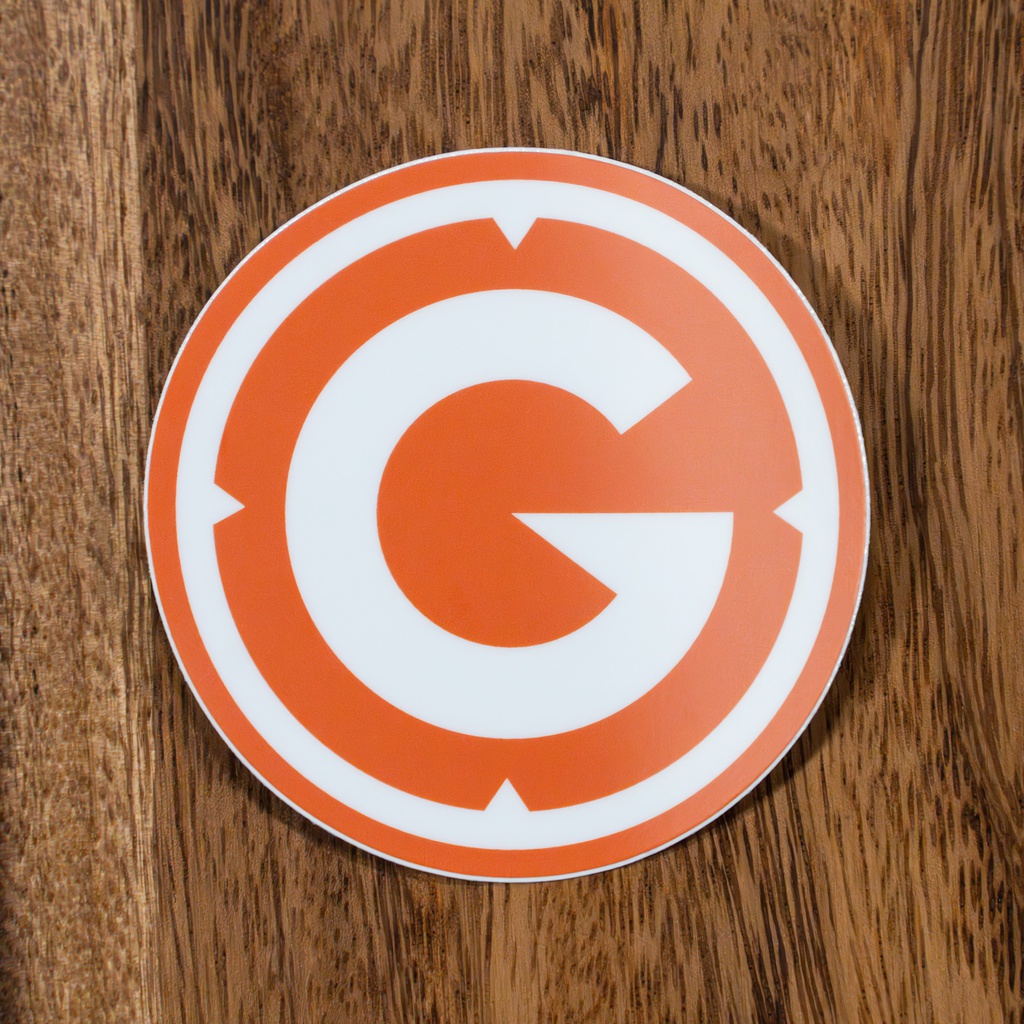 Gunwerks 3" Orange Logo Sticker