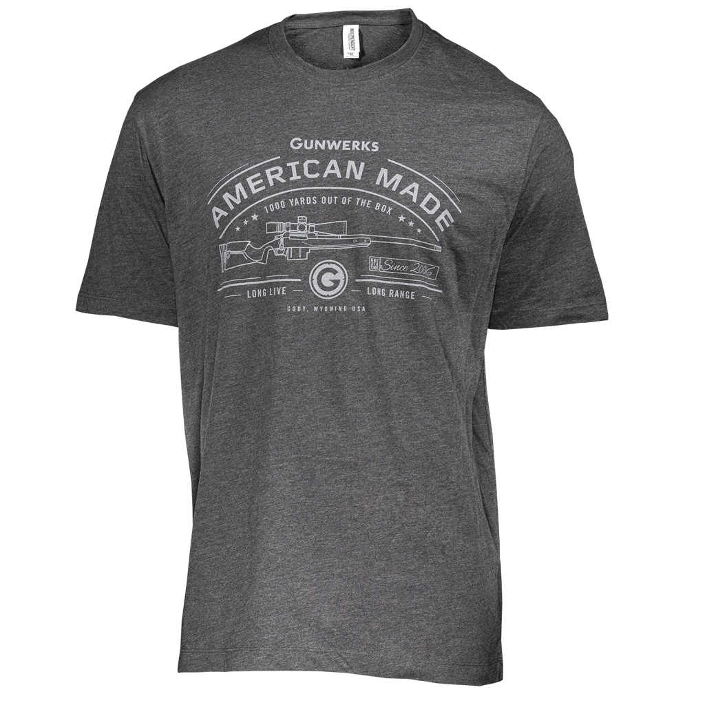 Gunwerks American Made T-shirt in Black Forest